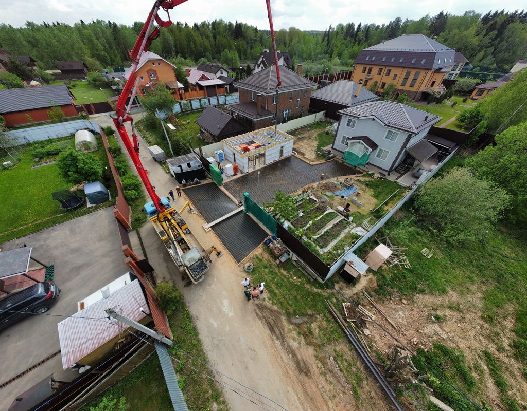 Фундаментная плита с ребрами жесткости вверх в с Марфино, городской округ Мытищи — фото 8