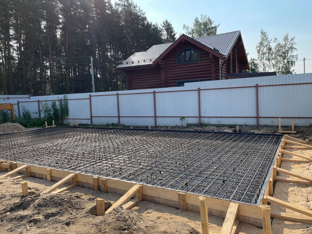 Фундаментная плита в КП Кудиново Грин-1, Богородский городской округ